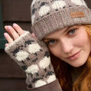 Pachamama Sheep Design Handwarmers Chunky Hand Knit Wool
