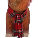 Standing Highland Cow with Fabric Hat and Scarf, Length 13cm, Gift Boxed