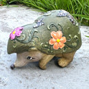 SET OF TWO flower pot hangers in lovely bohemian colours and design (Rabbit & Hedgehog)