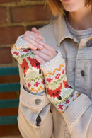 Pachamama Fox Design Handwarmers Chunky Knit Merino Wool
