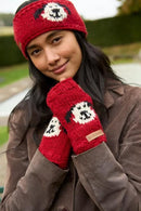 Pachamama Smiley Dog Handwarmers All Wool Chunky Knit
