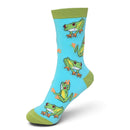 Women's Frog Design Socks, Quality Cotton Mix, One Size