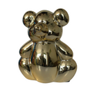 Pomme Pidou 'Waldo' Folly Fiesta mirror finish ceramic Teddy Bear shaped Money Box (Small)
