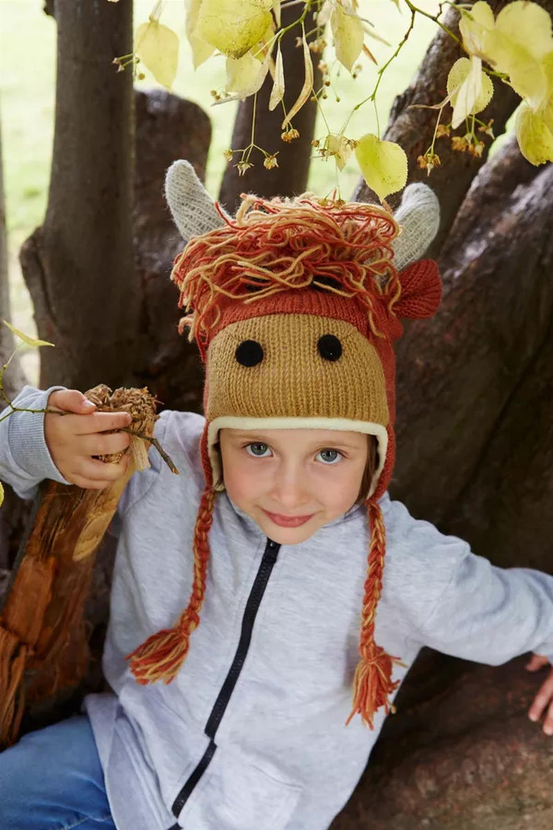 Pachamama Kids Highland Cow Chullo