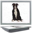 Staffordshire Bull Terrier Laptray Leonardo padded Lap Tray  Staffie lover gift