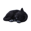 Sleeping Black Cat Figurine Ornament, Decoration Or Memorial