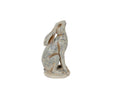 Stargazing Hare Ornament Stone Effect Resin Sculpture height 37cm