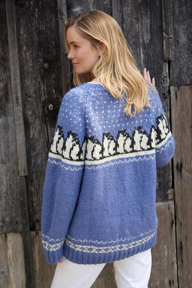Pachamama Huddle Of Penguins Sweater