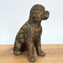 Cockapoo figurine, Leonardo Reflections Bronzed range, gift boxed
