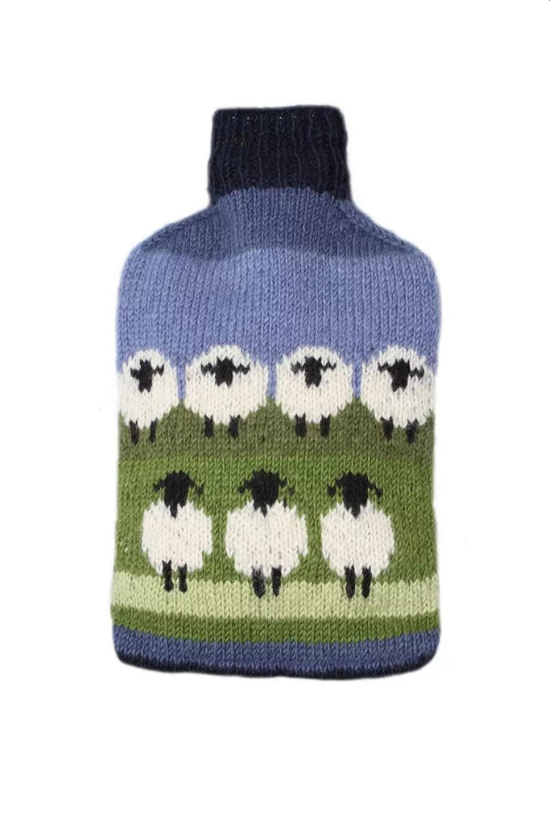 Pachamama Flock Of Sheep Hot Water Bottle