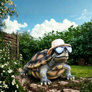 Horace the Holiday Tortoise, novelty home or garden ornament, length 22cm