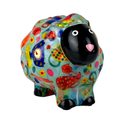 Pomme Pidou 'Peluche' Sheep Shaped Ceramic Money Box, 15.5cm, gift boxed
