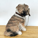 Shih Tzu ornament figurine from the Leonardo Walkies range, height 17cm, gift boxed