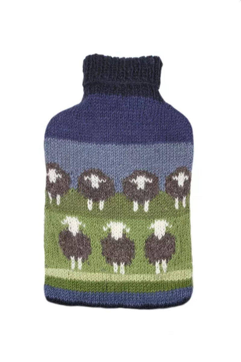 Pachamama Flock Of Sheep Hot Water Bottle