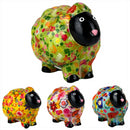 Pomme Pidou 'Peluche' Sheep Shaped Ceramic Money Box, 15.5cm, gift boxed