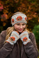 Pachamama Highland Cow Headband Chunky Knit Merino Wool