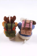 Pachamama Rambling Roger Felted Dog Ornament With Knitted Accessories