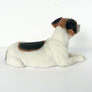 Realistic Laying Jack Russell Terrier Dog figurine, 15cm, gift boxed