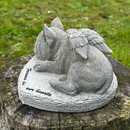 French Bulldog Memorial 'Forever In Our Hearts' Stone Effect Dog Pet Loss Gift
