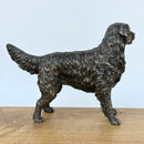 Retriever figurine in solid cold cast bronze, gift boxed