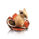 Richard Cooper Studio Bronze Mouse on Poppy by Michael Simpson