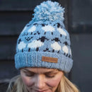 Pachamama Sheep Design Beanie In Pure Merino Wool