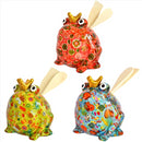 Pomme Pidou 'Freddy' ceramic Frog shaped kitchen utensil holder with utensils