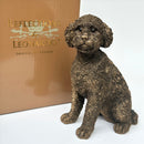 Cockapoo figurine, Leonardo Reflections Bronzed range, gift boxed