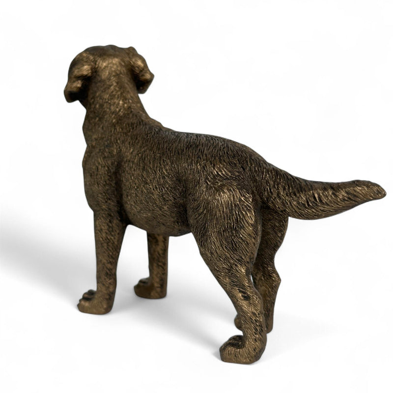 Labrador Dog figurine, Leonardo Reflections Bronzed, gift boxed