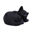 Sleeping Black Cat Figurine Ornament, Decoration Or Memorial
