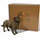 Border Collie Dog figurine, Leonardo Reflections Bronzed, gift boxed