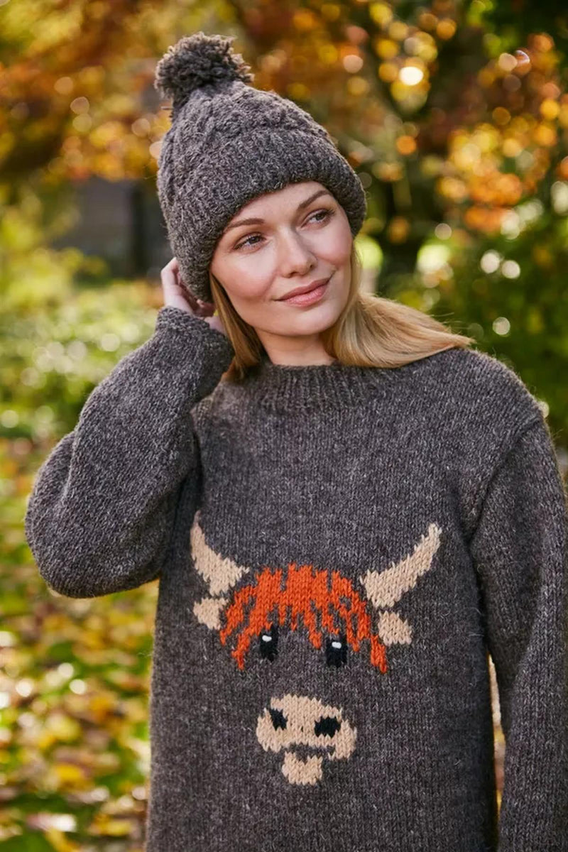 Pachamama Highland Cow Sweater