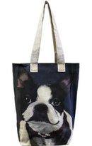 French Bulldog bag large cotton tote reusable shopper or beach bag