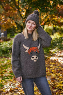 Pachamama Highland Cow Sweater