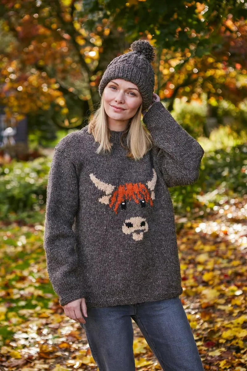 Pachamama Highland Cow Sweater