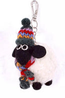 Pachamama Margaret The Lakeland Sheep Bag Charm, Hand Felted And Knitted Accessories