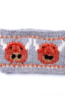 Pachamama Highland Cow Headband Chunky Knit Merino Wool