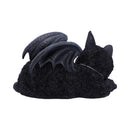 Black Cat With Bat Wings Figurine, 18cm