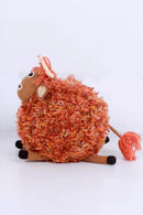 Pachamama Highland Cow Doorstop, Heavy Weight Colourful Felted Wool
