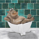 Hippopotamus in Bath Tub ornament from the Bathtime collection by Lesser & Pavey