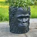Gorilla Head shaped Planter novelty home or  garden decoration