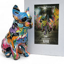 New Graffiti Street Art design sitting French Bulldog 'Frenchie' ornament figurine by Lesser & Pavey (22cm)