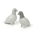Novelty Pigeon shaped quality ceramic Salt & Pepper shaker set