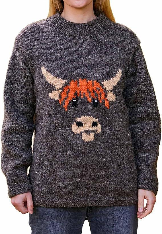 Pachamama Highland Cow Sweater