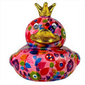Pomme Pidou 'Ducky' Duck Shaped Ceramic Money Box Piggy Bank, 18cm, gift boxed