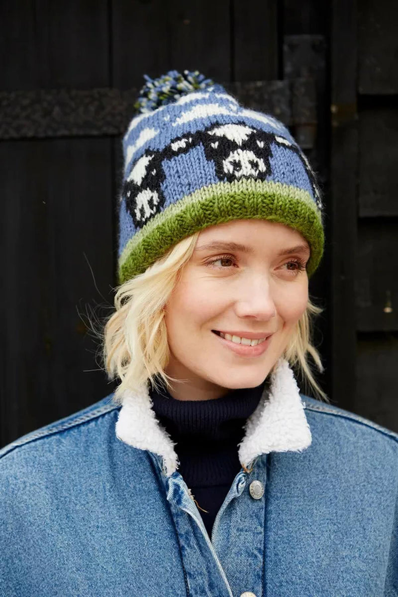 Pachamama Dairy Cow Bobble Beanie