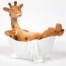 Giraffe in Bath Tub ornament from the Bathtime collection by Lesser & Pavey