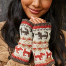 Pachamama 'Walking The Dog' Fair Isle Dog Design All Wool Handwarmers
