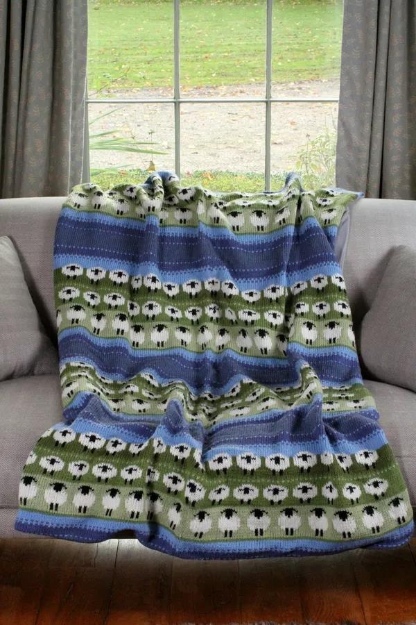 Pachamama Flock Of Sheep Throw