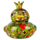 Pomme Pidou 'Ducky' Duck Shaped Ceramic Money Box Piggy Bank, 18cm, gift boxed